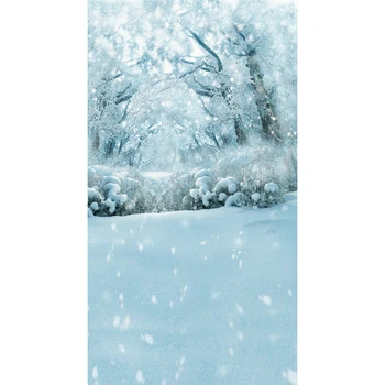 

5X8ft Thin vinyl photography backdrops photo studio photographic background Christmas holiday snow F-2030