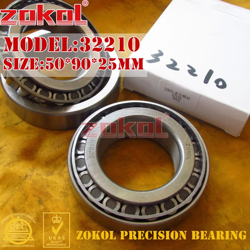 ZOKOL подшипник 32210 7510E конический роликовый 50*90*25 мм | Обустройство дома