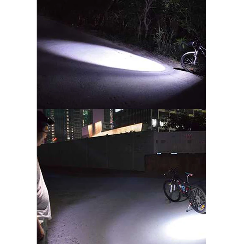 Водонепроницаемый велосипед светильник 8000Lm 5x XML T6 светодиодный передний велосипедный светильник велосипедного фонаря ламповый патрон светильник с 3 режимами головной светильник только лампа без Батарея