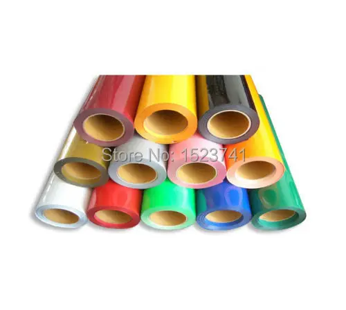

5Rolls 20inchx3ft Heat Transfer PU Vinyl With Sticky Back
