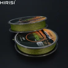 3 шт. рыболовные снасти для ловли карпа, 8 нитей, крючок, линия 20 м, 35 фунтов, зеленый, черный, разные цвета, для крупный карп, рыболовные снасти