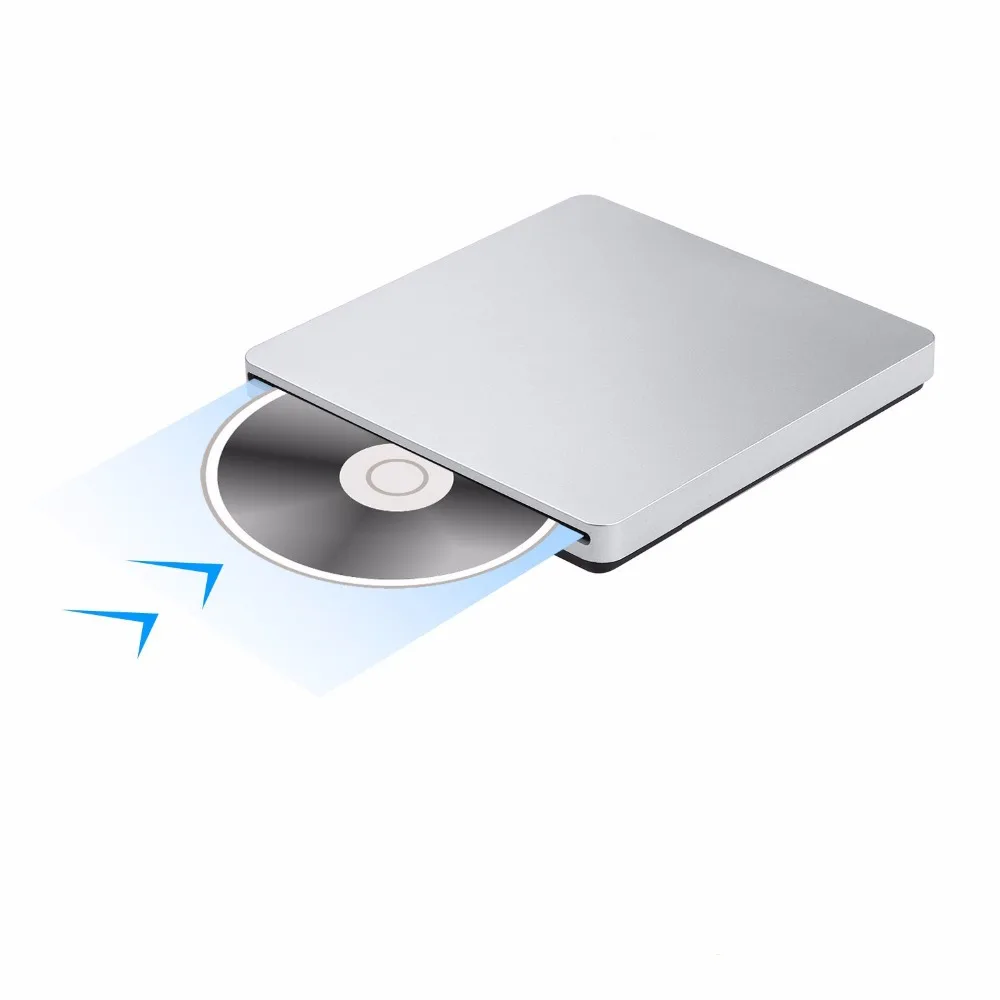 Внешний тонкий USB3.0 DVD горелки DVD-RW VCD CD RW горелки Привод портативный для samsung Asus Dell hp ACER lenovo Toshiba XiaoMi