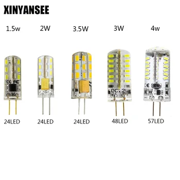 

Led 12V G4 Lamp G4 Led Bulb Light AC DC 12V SMD 2835 3014 Spotlight 360 Beam Angle Replace For Crystal Chandelier