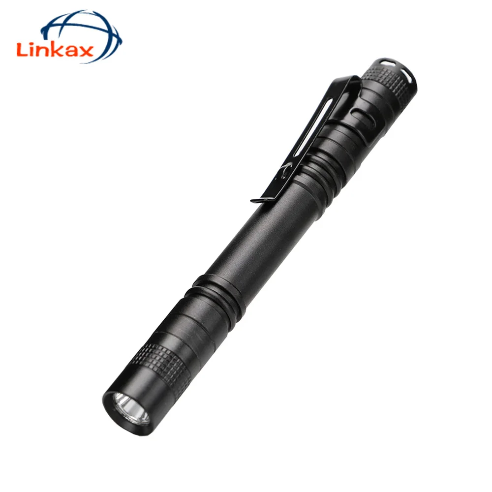 XPE-R3 LED Flashlight Mini Light Penlight Portable Pen Torch Lamp Work Light AAA