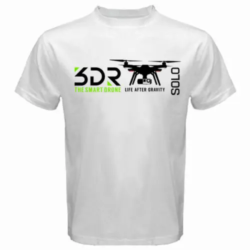 Новинка 2019 мужские футболки 3DR Solo Smart Drone Life After Gravity Мужская черная футболка на