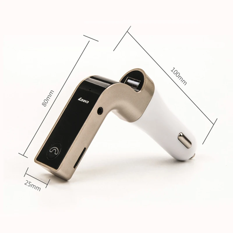 4 в 1 Hands Free Беспроводной Bluetooth FM передатчик G7 + AUX модулятор Автомобильный комплект