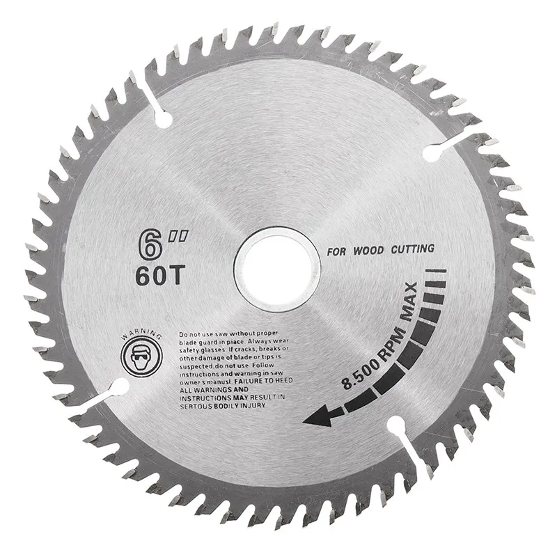 6 Inch 60 Teeth Circular Saw Blade Woodworking Cutting Blade Newin Saw