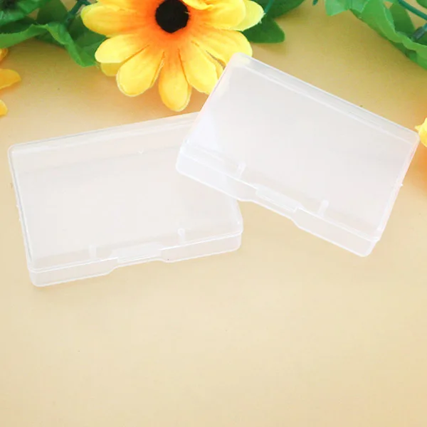

1 pcs PP empty box Transparent plastic box Rectangular covered storage box component fishing gear parts box