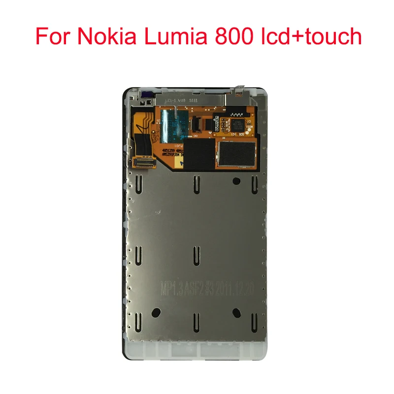 

JPFix For Nokia Lumia 800 RM-801 LCD Display Touch Screen Digitizer Assembly With Frame