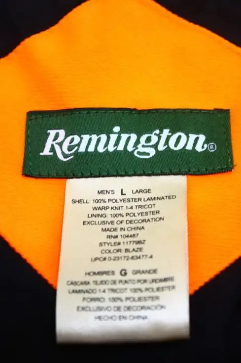 Remington Blaze Orange Hunting 