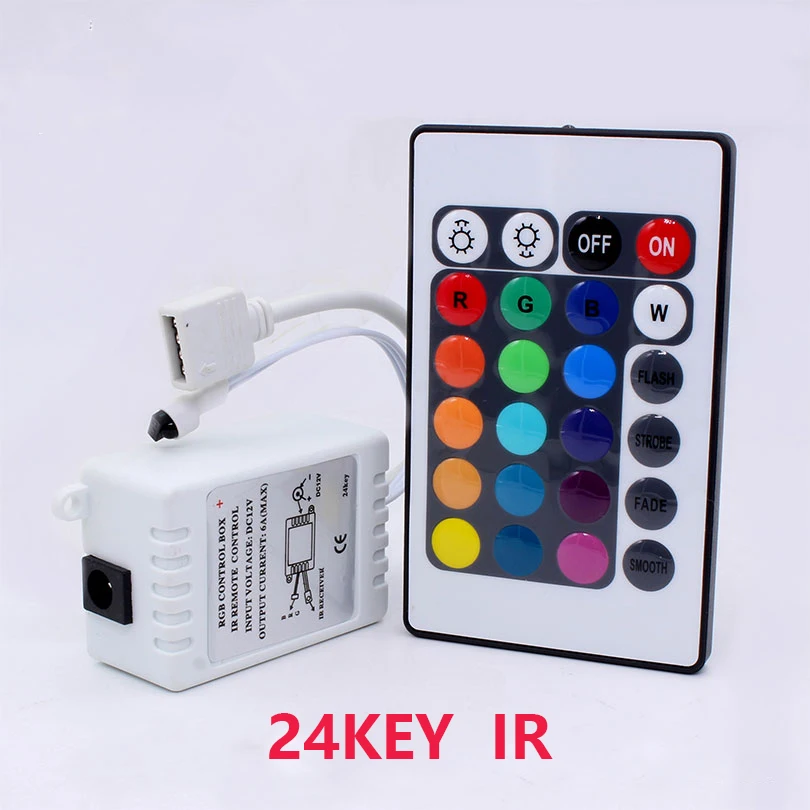 Murah LED RGB Controller DC 12 V 24key IR Ledstrip Milight dengan Remote Nirkabel Lampu 12 V 2835 5050 Rumah Ajaib merah Biru Hijau Beli LED RGB Controller DC 12 V 24key IR Ledstrip Milight dengan Remote Nirkabel Lampu 12 V 2835 5050 Rumah Ajaib merah Biru Hijau