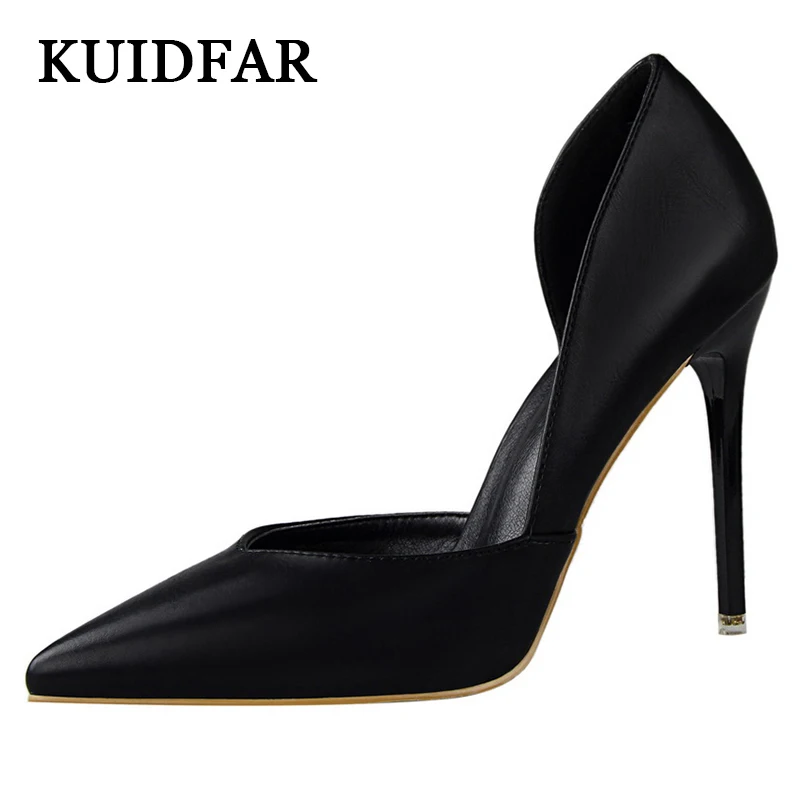 

KUIDFAR Heels Woman Pumps Summer High heels Pointed Toe Female Wedding Shoes Sexy High Heel shoes for women Solid color 3168-3