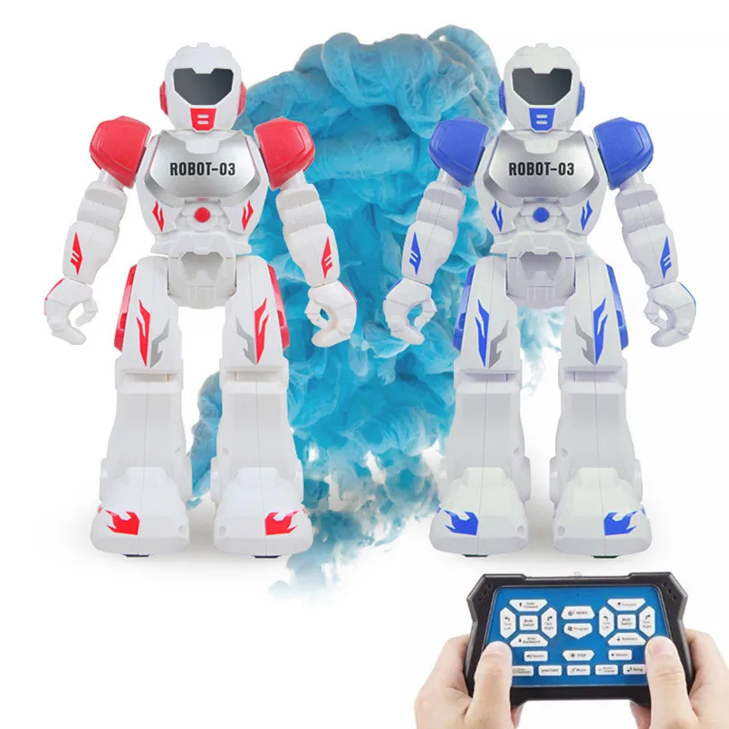 

Infrared Remote Control Intelligent Robot Gesture Sensing Programming Toys High Tech Dancing English Language RC Toy For Child