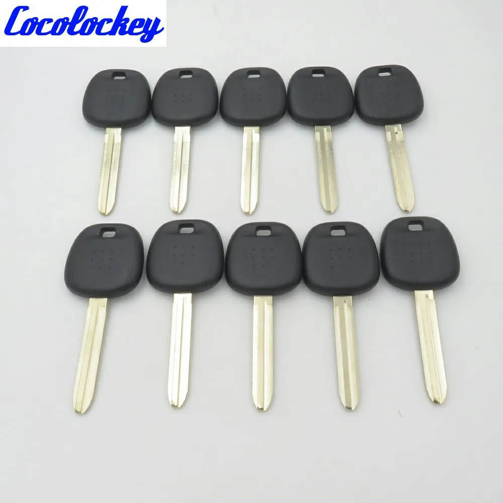 Cocolockey New Replacement Transponder Blank Key Case Shell for Toyota TR47 NO LOGO