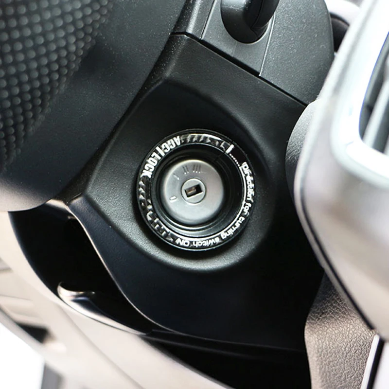 Car Stickers For Ford Focus 2 3 Fusion Mondeo 2013 Ignition Key Hole Switch Ring Circle Cover Decoration
