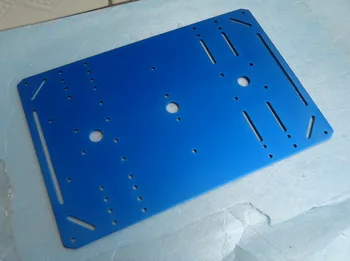 

Aluminium Alloy 6061 Panel Big/Large 4wd Metal Mounting Plate Frame For Smart Robot Car Chassis Diy Rc Toy Kit Robotic Part