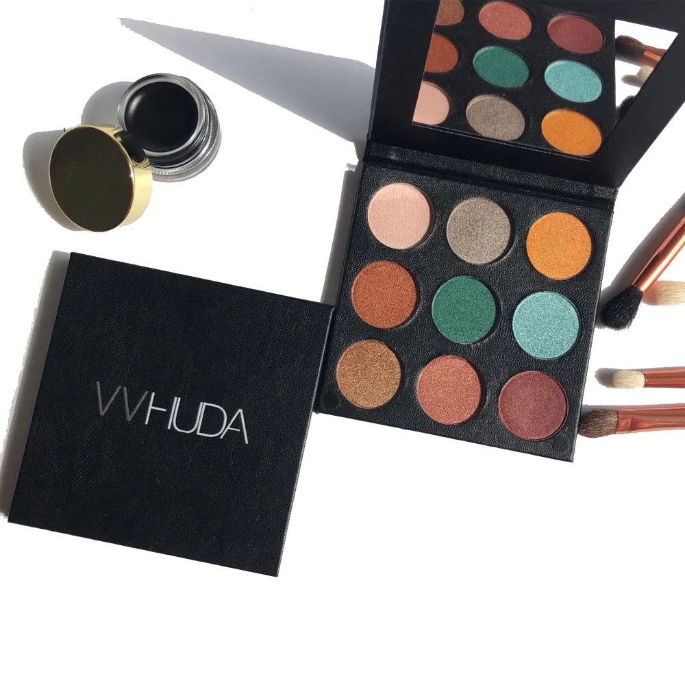 

VVHUDA Eyeshadow Makeup Palettes 12 color Eye shadow Shimmer Matte Gorgeous Vegan Professional Powder Natural Smoky Long Lasting