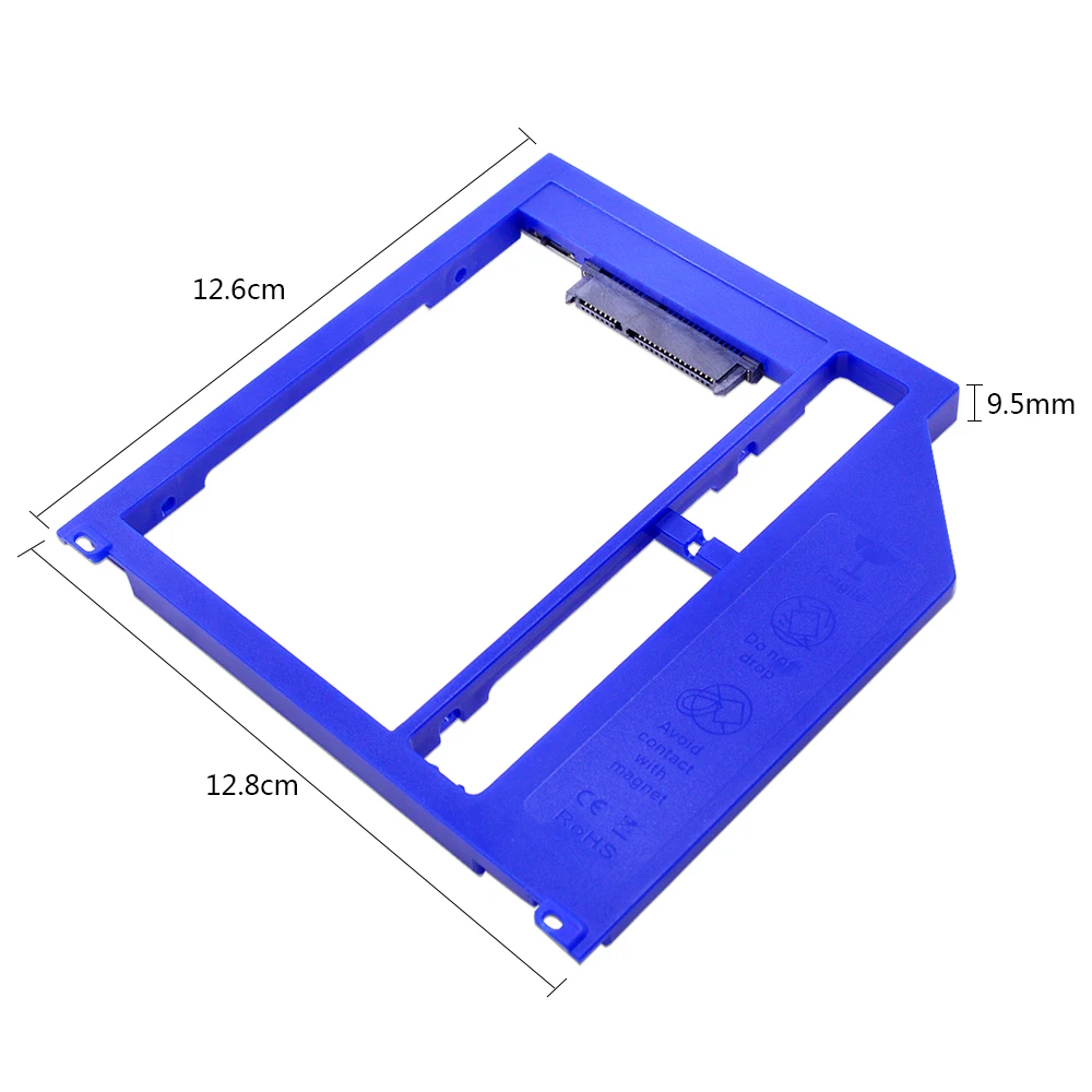 CHIPAL 2nd HDD Caddy 9,5 мм SATA 3,0 для 2," 2 ТБ жесткого диска SSD чехол для Macbook Pro Air 13" 1" 17" SuperDrive Оптический отсек