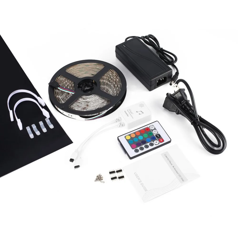 

2018 NEW 12V Mini RGB LED Control Box+Wireless Remote Controller+Power Adapter Kit for Colorful Music Activated LED Strip Lights