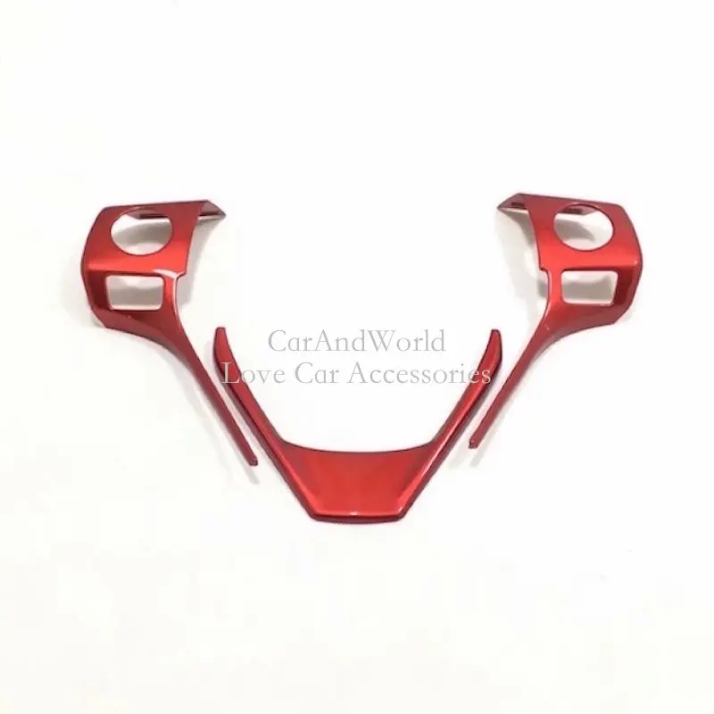 

For 2016 2017 2018 Toyota RAV4 Interior Steering Wheel Sequin Cover Frame Trims ABS Chrome Sticker Car-Styling Accessories