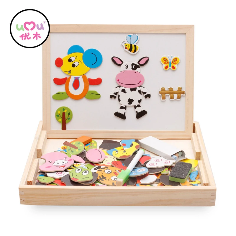 לוח מגנטים לפעוטות - חווה / גן חיות / אנשים ועוד - החל מ-12.25 $ 3 w26