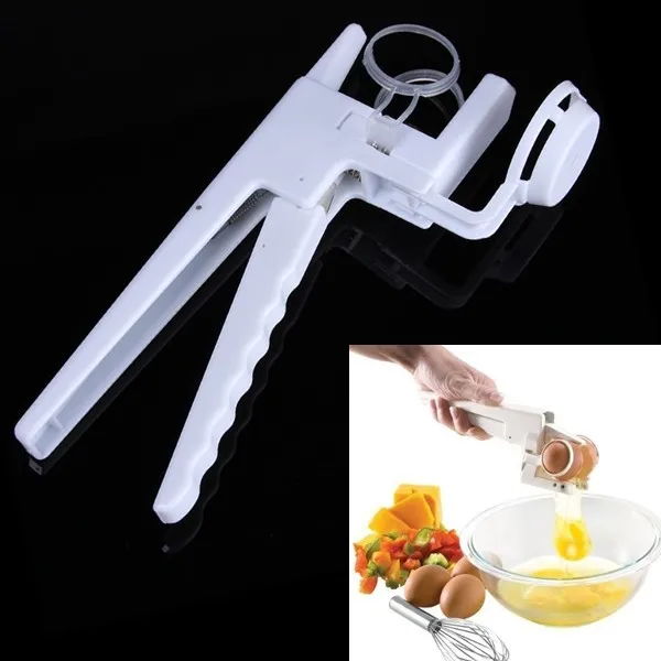 1PC Plastic Handheld EZ Cracker Egg Cracker Separator Egg Cutter
