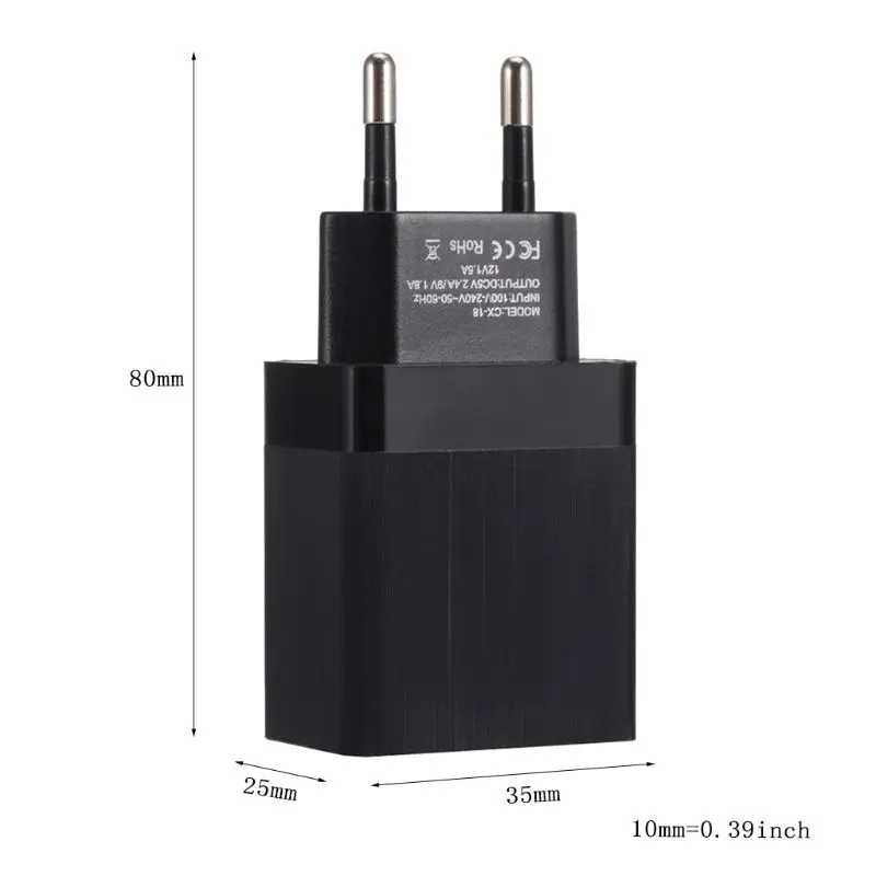 

USB Charger QC3.0 Fast Charging 5V 9V 12V EU Plug One Port Power Adapter Home Travel for iPhone Smasung Huawei Xiaomi Sony Mobil