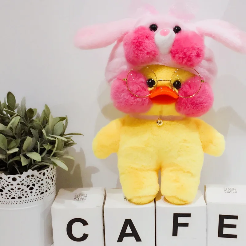 Kawaii LaLafanfan кафе утка плюшевая игрушка милая набивная Кукла Мягкие животные куклы