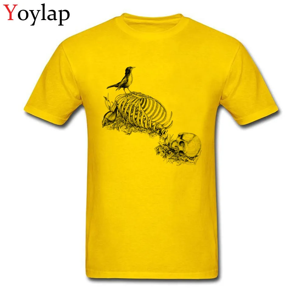 Normal Men Still Life Speaking T Shirts Hot Sale Summer/Autumn Round Neck 100% Cotton Fabric Tops Shirts Family Clothing Shirt yellow
