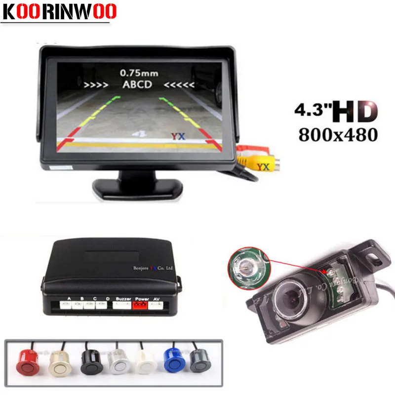 

Koorinwoo Video Car Parking system Automobiles Parktronic Car Monitor Rear View camera blind sensor Speaker BIBI Sound Jalousie