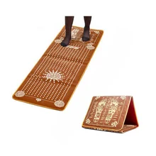 1Pc Tourmaline Blanket Mat Foot Massage Pad Foot Pad Shortfalls Energy Acupuncture Massage Mat Health Care Body Massager C760
