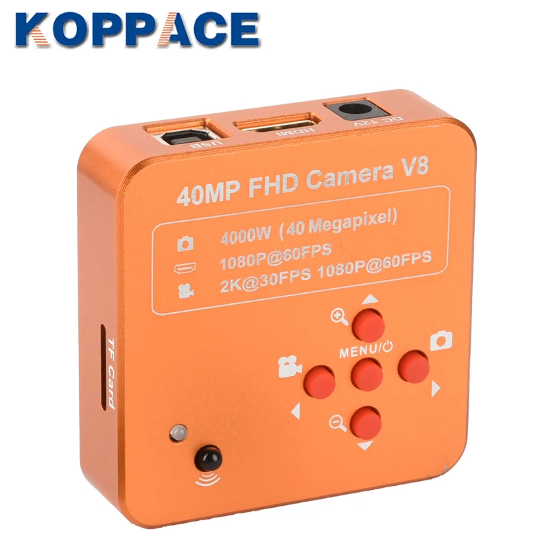 KOPPACE 40MP микроскоп камера, 1080 P, HDMI/USB промышленный микроскоп цифровая камера, мобильный телефон ремонт микроскоп HDMI камера