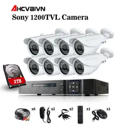 1080 P товары теле и видеонаблюдения системы 8CH комплект камер видеонаблюдения для безопасности 8 шт. 1080 безопасности камера Супер ночное