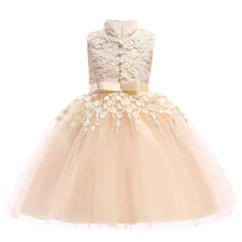 Children Dresses Elegant Toddler Girls 2018 Summer Baby Girls Lace Princess Dress Kids Party Dresses For Girls 3 5 7 9 10 Years european children clothing lace dresses girls new 2017 summer kids party frocks for girls 2 3 4 5 to 6 7 8 9 10 11 12 years