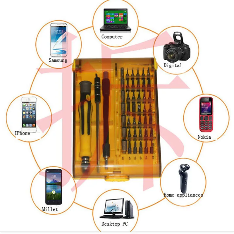 45 in 1 Precision Screwdriver Set For iPhone apple iPad Laptop PC Mobile Phone Repair Tool Kit