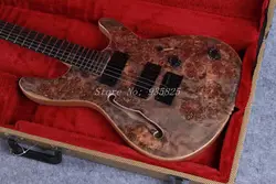 2017 Высокое качество Популярные мини-пикап mayones Regius 6 струны Гитары 7ply Средства ухода за кожей шеи через серый цвет