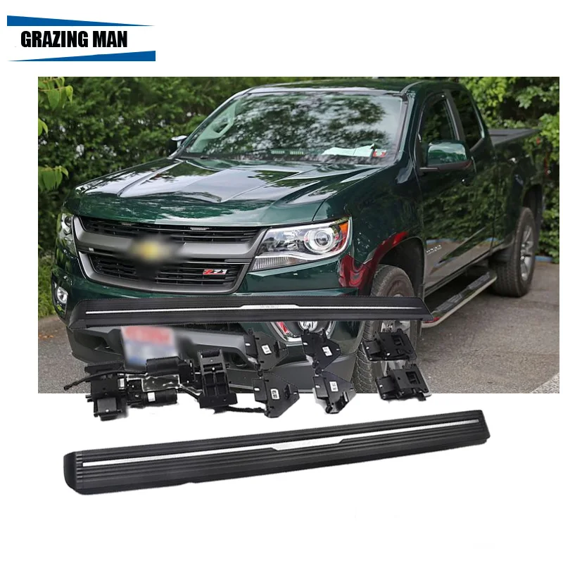 aluminium Automatic scaling Electric pedal side step running board for 2017+ Colorado | Автомобили и мотоциклы