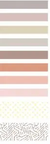 Цвет лента Washi простой плед волна точка макароны изоляционная лента Diy Скрапбукинг декоративная лента с наклейками канцелярских принадлежностей 10 шт./компл - Цвет: 7