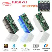 Super Mini ELM327 V1.5 PIC18F25K80 ชิปอัตโนมัติ elm 327 v1.5 เครื่องสแกนเนอร์ obdii สนับสนุน J1850 โปรโตคอล