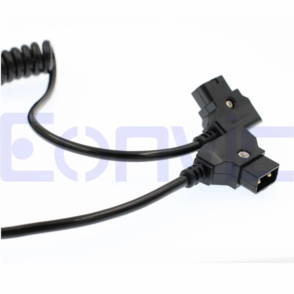 Eonvic D Tap Male к 12 VDC спиральный кабель для DSLR Rig Anton Bauer аккумулятор|d-tap male|d-tap cabled-tap battery