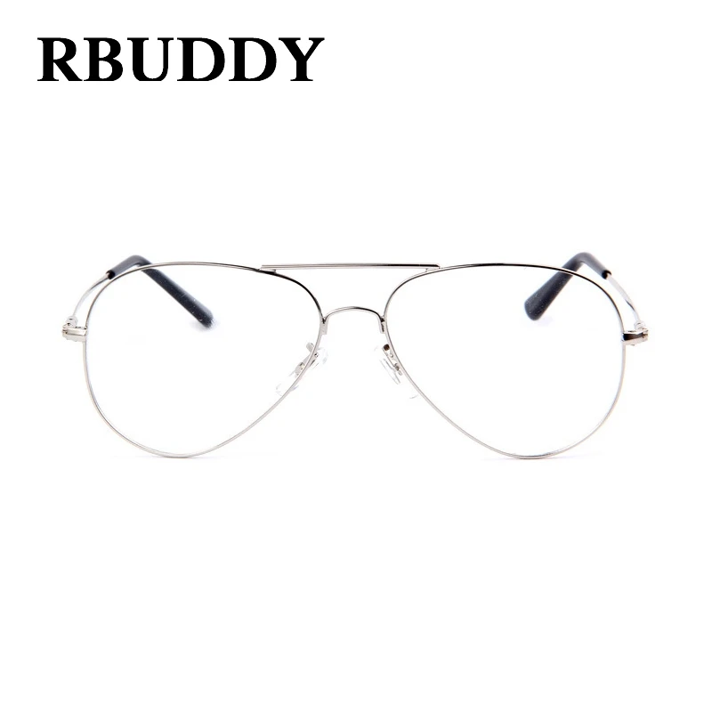 RBUDDY, Новое поступление, титановые очки с эффектом памяти, оправа, оптическая, для женщин и мужчин, брендовые, прозрачные линзы, очки, Золотая оправа, поддельные очки - Цвет оправы: R2