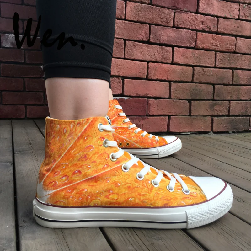 boys orange sneakers