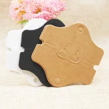 8,5*8 см 3 цветная Серьга карта ручной работы Jewely дисплей карты пустой ожерелье карта принимаем логотип на заказ MOQ: 1000 шт стоимость логотип плата