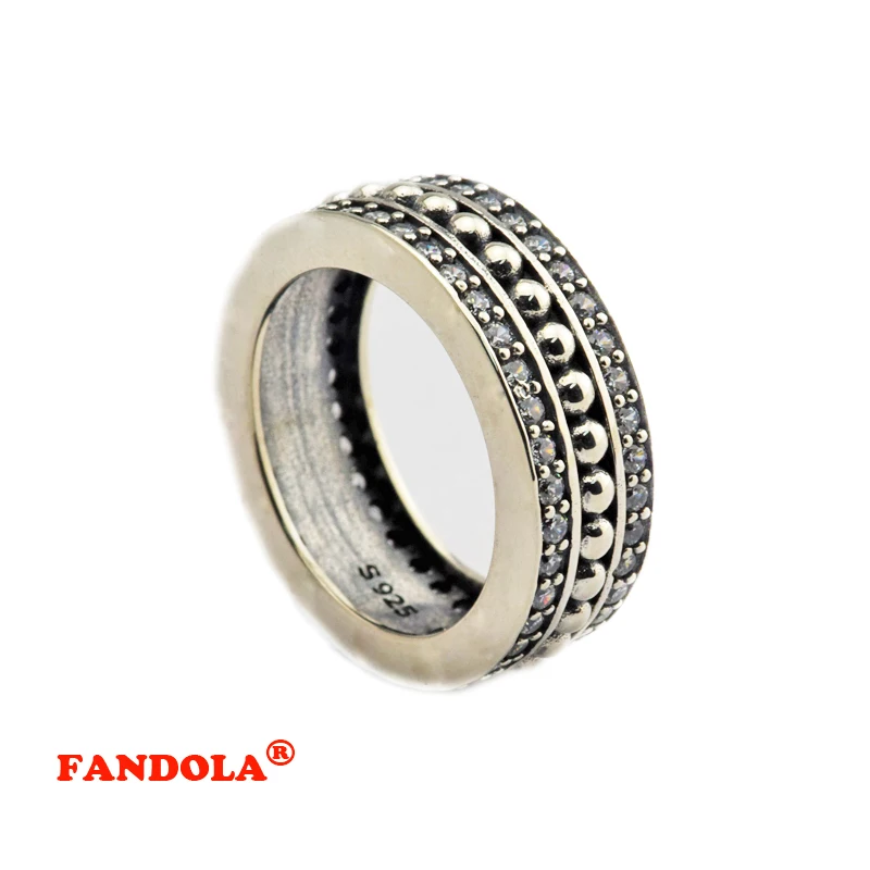 

Authentic 925 Sterling Silver Jewelry Forever Rings with Clear Cubic Free Shipping