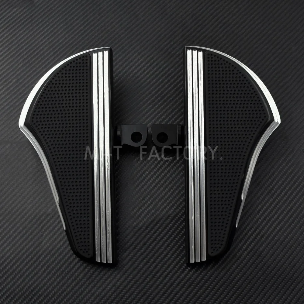 Passageiro da Motocicleta Pegs para Harley Defiance Piso Estribos Preto Masculino Montar pé Touring Dyna Sportster xl Modelos Cnc 5 Apoio para os pés