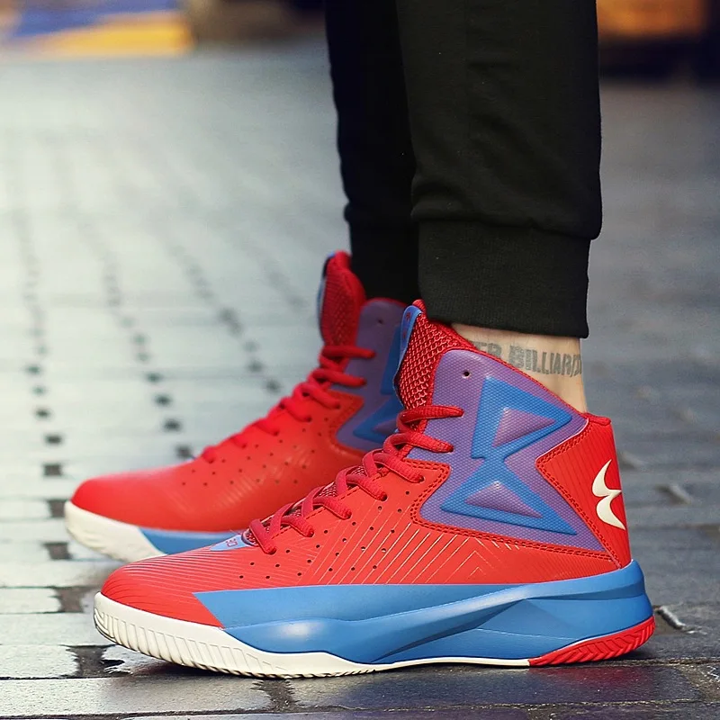 JINBEILEE Basketball Shoes Couples with Non-slip Wear-resistant Increase Thick Platform High To Help Casual Sports Men's Shoes