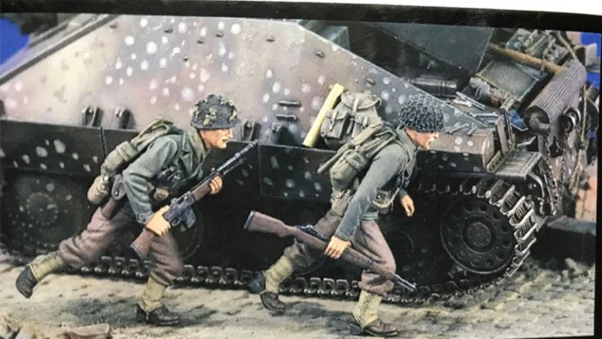 1/35 каучуковая фигурка модель комплект Unassambled Неокрашенная 00551 | Игрушки и хобби
