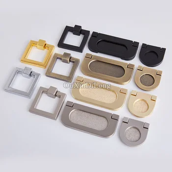 

Elegant 1PCS European American Kitchen Sliding Door Handles Cupboard Wardrobe Drawer Dresser Wine Cabinet Hidden Pulls Handles