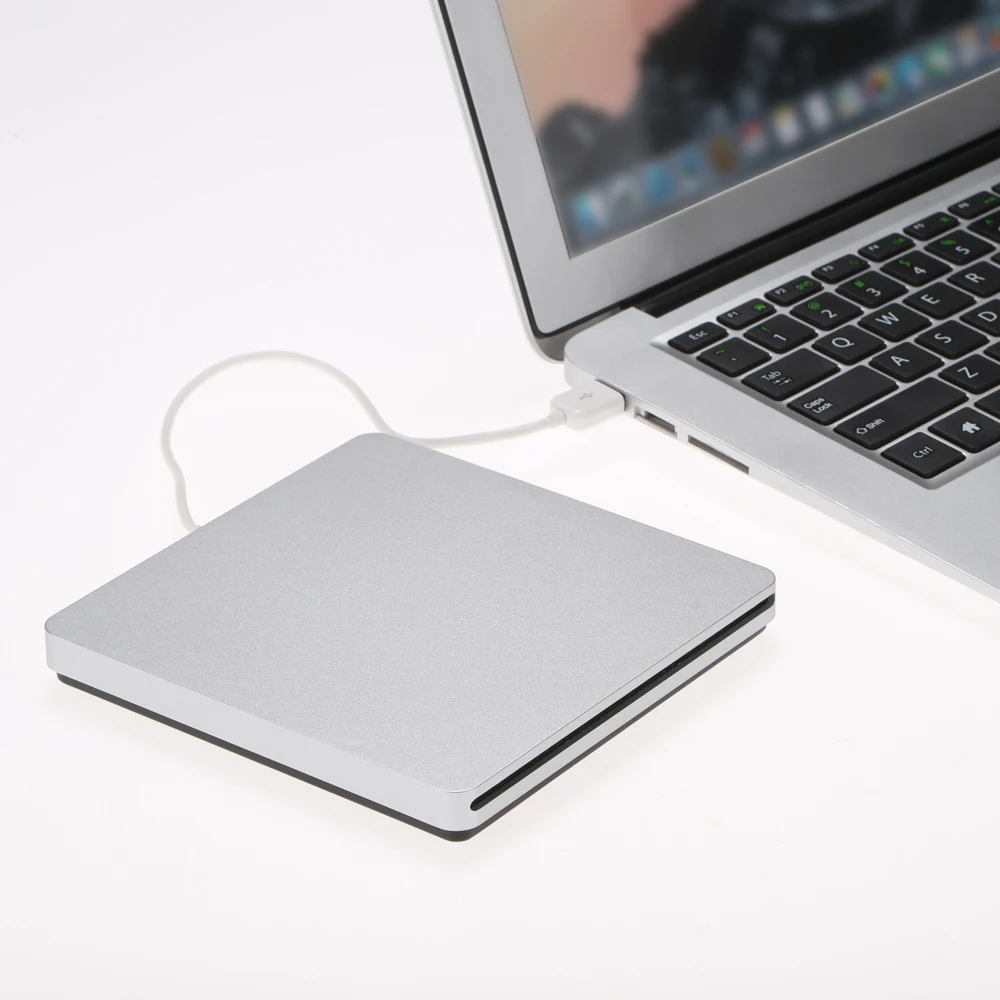 USB 2.0 Portable Ultra Slim External Slot-in CD DVD ROM Player Drive Writer Burner Reader for iMac/MacBook Air Laptop PC Desktop