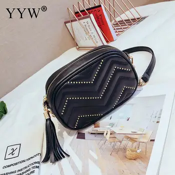 

Elegant Leather Crossbody Bags For Women 2018 Casual Waist Bag With Chain Shoulder Messenger Bag Purse Argyle Clutch Pink